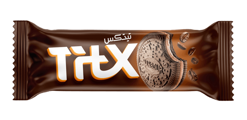 بسكويت محشو بكريمة القهوة  - Mansour Sweet Bakery