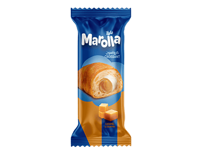 Croissant with caramel & vanilla cream - Mansour Sweet Bakery