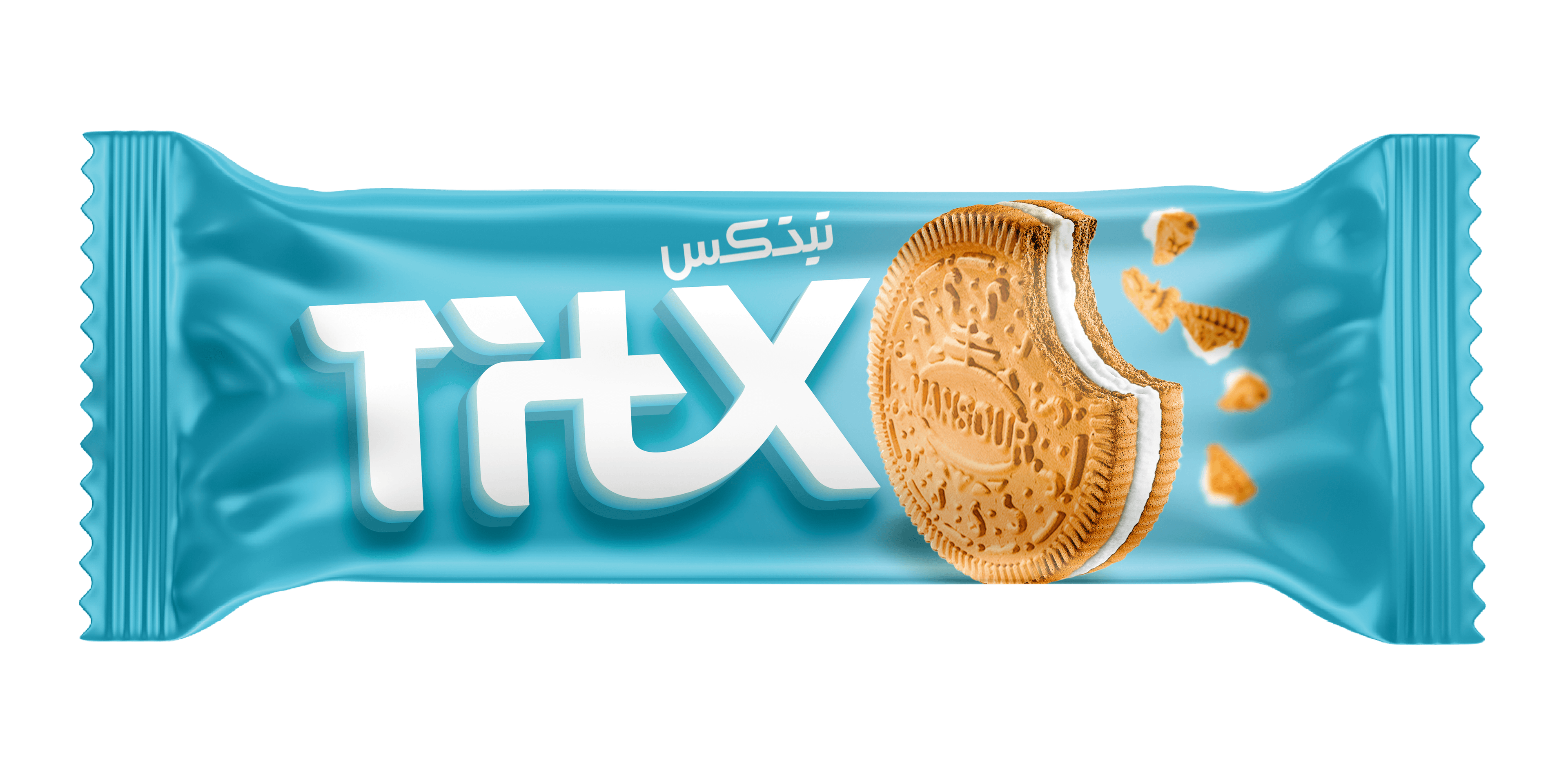 بسكويت الفانيليا محشو بكريمة الفانيليا