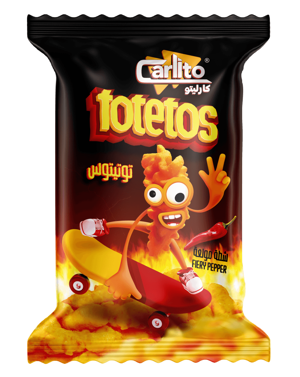 Snacks with hot flavor